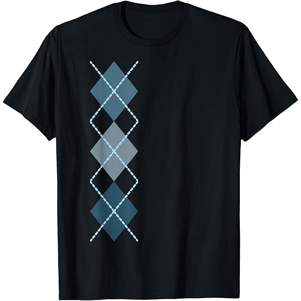 Amazon.com: Retro Argyle Rockabilly T-Shirt T-Shirt : Clothing